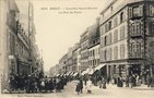 vignette Carte postale ancienne - Brest, Saint Martin, la rue de Paris